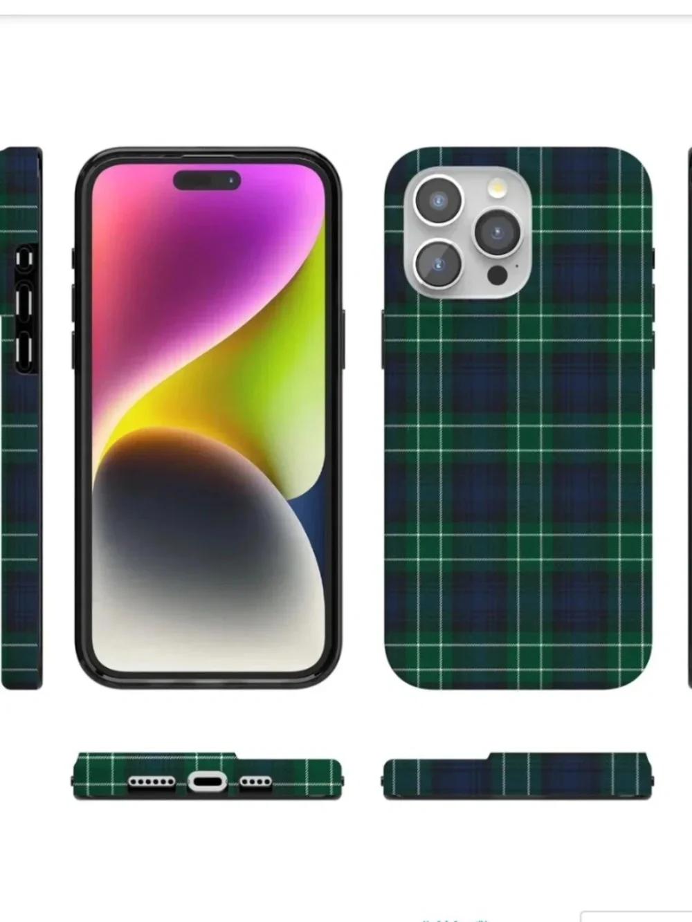 Casely iPhone 15 Pro Spruce Kitty and Vibe Holiday Case